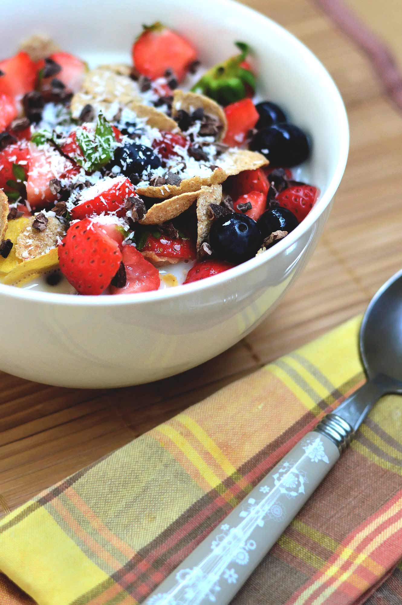 Fruit and Cereal Breakfast Bowl