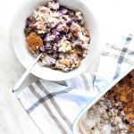 Blueberries & Cinnamon Porridge. Oil-Free, easy to make and so delicious! | www.thebrightbird.com