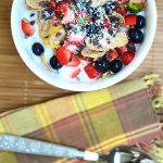Fruit and Cereal Breakfast Bowl - fruity and healthy | www.thebrightbird.com