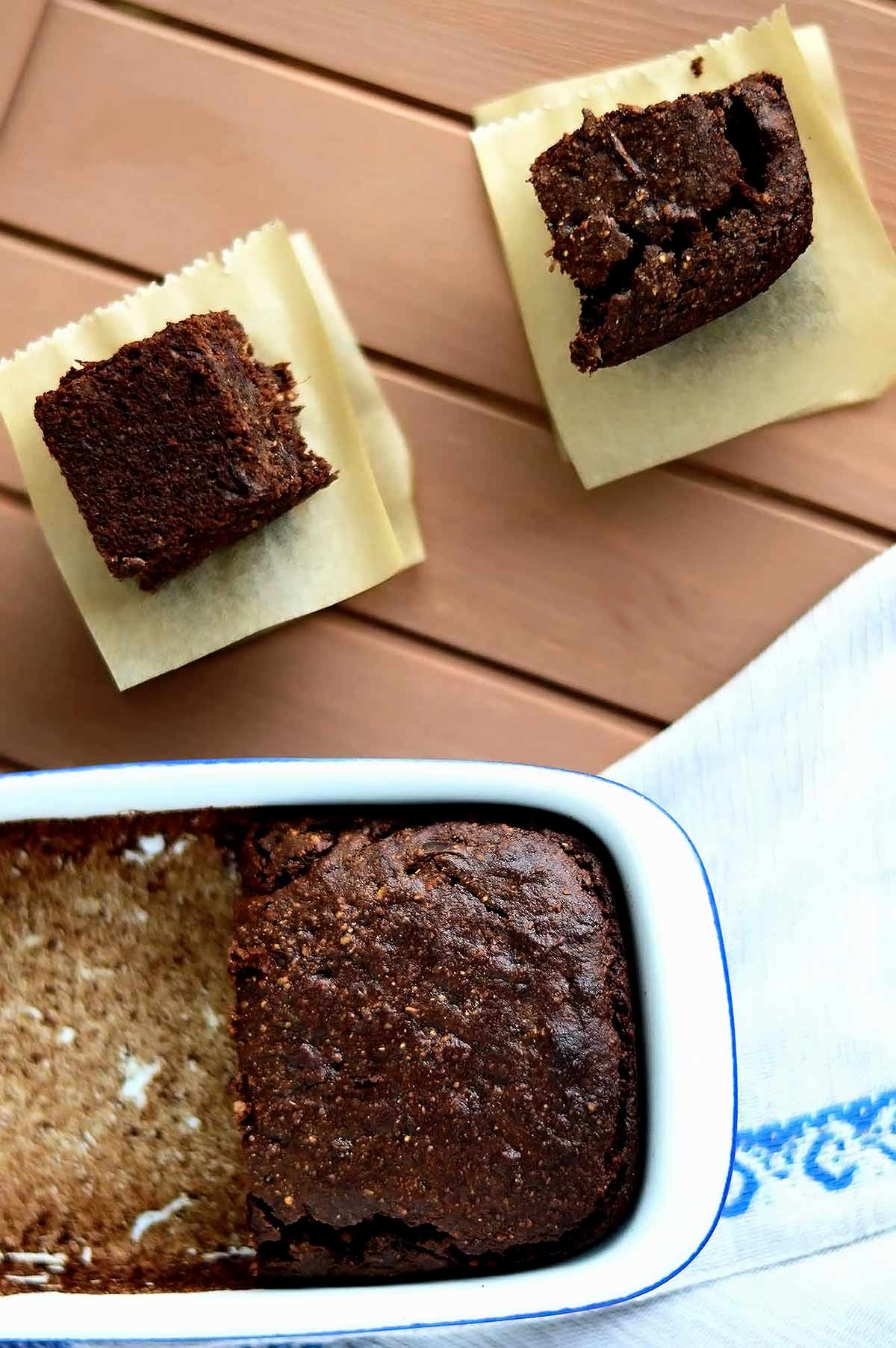 brownies de chocolate sin gluten
